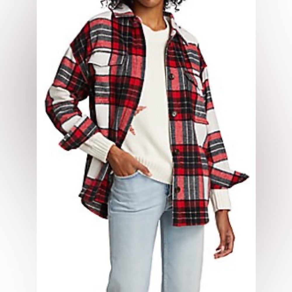 RAILS Turner Plaid Shirt Jacket
Size: XS